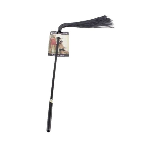 Lux Fetish Rubber Just for Fun Approx 20" Rubber Whip - Picture 1 of 4